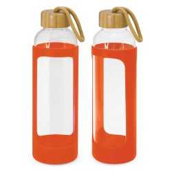 Drink Bottles - Glass  - Eden Glass Bottle - Silicone Sleeve