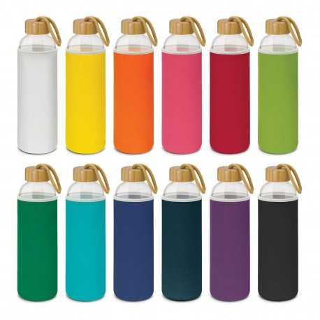 Drink Bottles - Glass  - Eden Glass Bottle - Neoprene Sleeve