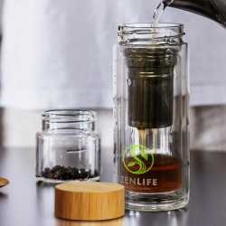 Drink Bottles - Glass  - Tea Infuser Bottle
