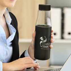 Drink Bottles - Glass  - Hybrid Leakproof Glass Vacuum Bottle