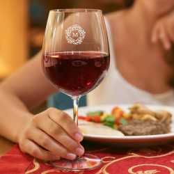 Printed Glasses & Tumblers  - Mahana Wine Glass - 600ml