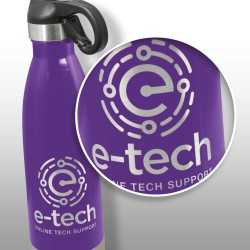 Drink Bottles - Metal  - Mirage Steel Bottle - Flip Lid