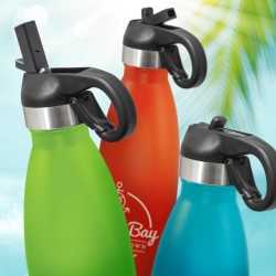 Drink Bottles - Metal  - Mirage Powder Coated Vacuum Bottle - Flip Lid