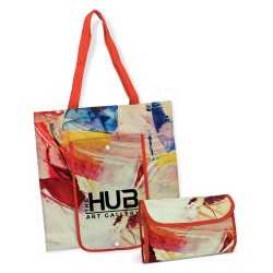 Full Colour Tote Bags  - Georgia Compact Cotton Tote Bag