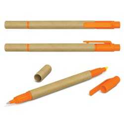 Bamboo & Wood Enviro Pens  - Kraft Pen Highlighter