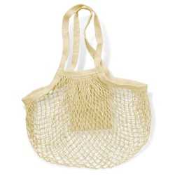 Cotton & Calico Tote Bags  - Cotton Mesh Foldaway Tote Bag