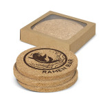 Coasters - Oakridge Cork Coaster Round Set of 4