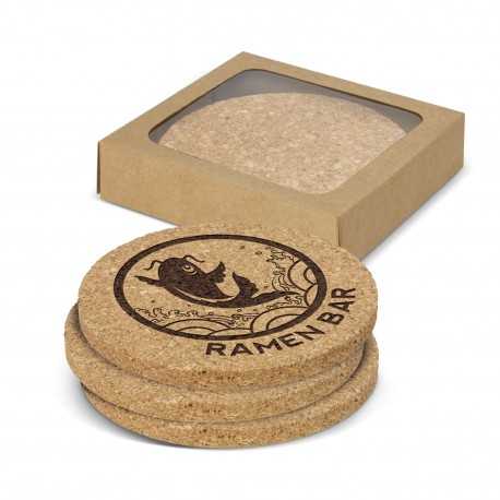 Coasters  - Oakridge Cork Coaster Round Set of 4