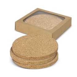 Coasters  - Oakridge Cork Coaster Round Set of 4