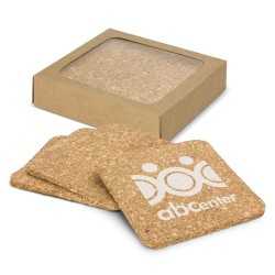 Coasters  - Oakridge Cork Coaster Square Set of 4