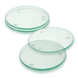 Coasters  - Venice Glass Coaster Set of 4 - Round