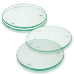 Coasters - Venice Glass Coaster Set of 4 Round - Full Colour