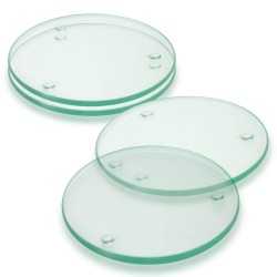 Coasters  - Venice Glass Coaster Set of 4 Round - Full Colour