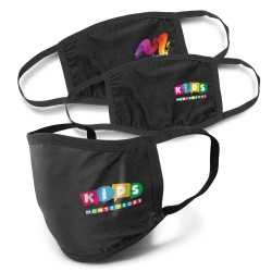 Face Masks  - Reusable 3-ply Cotton Face Mask - Indent