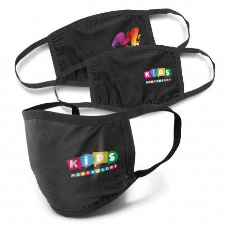 Face Masks  - Reusable 3-ply Cotton Face Mask - Indent