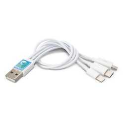 Phone & Tablet Chargers  - Triple Connector Cable
