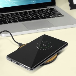Phone & Tablet Chargers  - Bamboo Wireless Charger