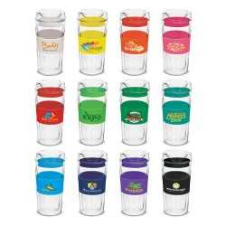 Reusable Coffee Cups - Glass  - Divino Double Wall Glass Cup