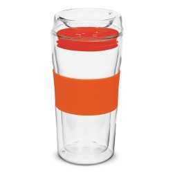 Reusable Coffee Cups - Glass  - Divino Double Wall Glass Cup