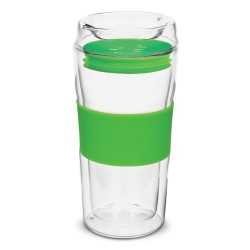 Reusable Coffee Cups - Glass  - Divino Double Wall Glass Cup
