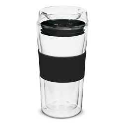 Reusable Coffee Cups - Glass  - Divino Double Wall Glass Cup