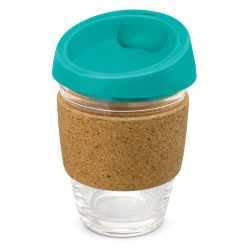 Reusable Coffee Cups - Glass  - Metro Cup - Cork Band