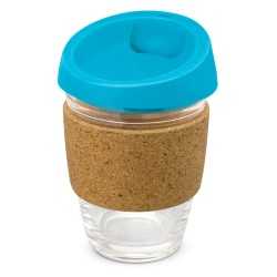 Reusable Coffee Cups - Glass  - Metro Cup - Cork Band