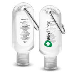 Hand Sanitisers & Wipes  - Carabiner Hand Sanitiser 55ml