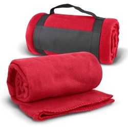 Picnic Blankets  - Glasgow Fleece Blanket with Strap