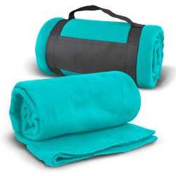Picnic Blankets  - Glasgow Fleece Blanket with Strap