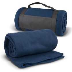 Picnic Blankets  - Glasgow Fleece Blanket with Strap