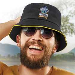 Wide Brim Hats  - Bondi Bucket Hat - Coloured Sandwich Trim