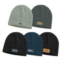 Beanies  - Nebraska Cable Knit Beanie with Patch