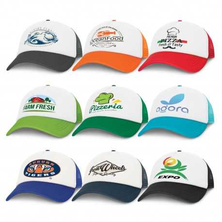 Caps  - Cruise Mesh Cap - White Front