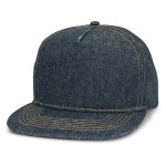 Caps  - Denim Flat Peak Cap