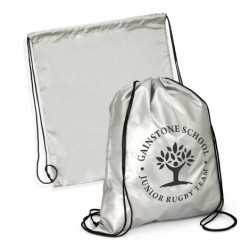 Drawstring Bags & Back Sacks  - Titanium Drawstring Backpack