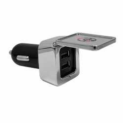 Phone & Tablet Chargers  - Dual Square Metal Car Charger