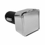 Phone &amp; Tablet Chargers - Dual Square Metal Car Charger