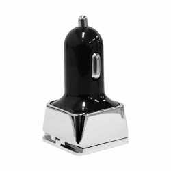 Phone & Tablet Chargers  - Dual Square Metal Car Charger