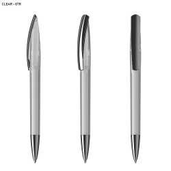Plastic Promotional Pens  - Arca MM Transparent Plastic Pen