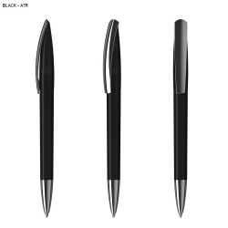 Plastic Promotional Pens  - Arca MM Transparent Plastic Pen