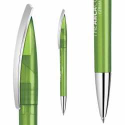 Plastic Promotional Pens  - Arca MM Transparent Plastic Pen