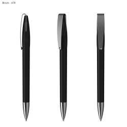 Plastic Promotional Pens  - Cobra MM Transparent Plastic Pen