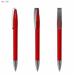 Plastic Promotional Pens  - Cobra MM Transparent Plastic Pen