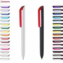 Plastic Promotional Pens  - Flow F2 P-GOM K Plastic Pen