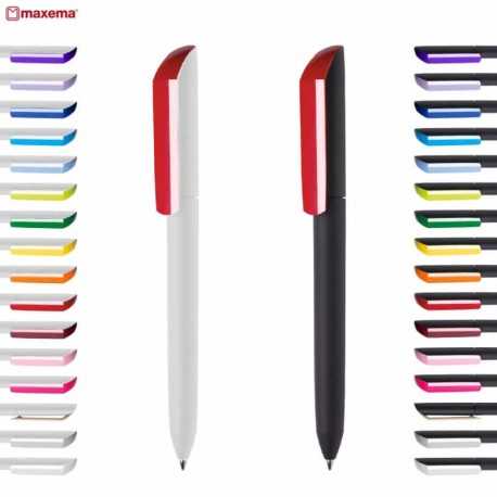 Plastic Promotional Pens  - Flow F2 P-GOM K Plastic Pen