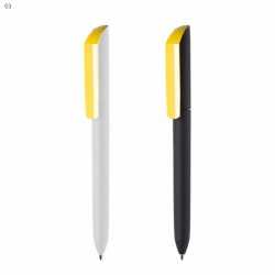 Plastic Promotional Pens  - Flow F2 P-GOM K Plastic Pen