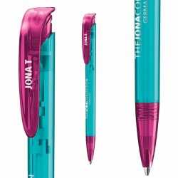 Plastic Promotional Pens  - Jona Transparent Plastic Pen