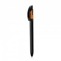 Plastic Promotional Pens  - Thera Black Plastic Pen