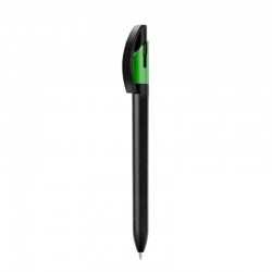 Plastic Promotional Pens  - Thera Black Plastic Pen